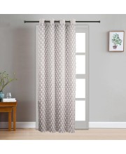 Home Beautiful                         7ft. Grey Polyester Door Curtain