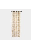 Home Beautiful                         7 ft. Beige Polyester Curtain