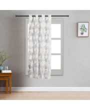 Home Beautiful                         5 ft. Light Grey Polyester Curtain