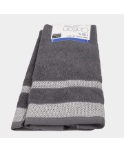 Home Beautiful                         360 GSM Grey Cotton Hand Towel
