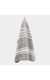 Home Beautiful                         250 GSM Grey Microfiber Hand Towel