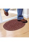 Home Beautiful                         Maroon Polyester Door Mat