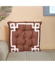 Home Beautiful                         Brown Polyester Cushion