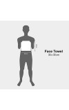 Home Beautiful                         220 GSM Grey Polymide Face Towel