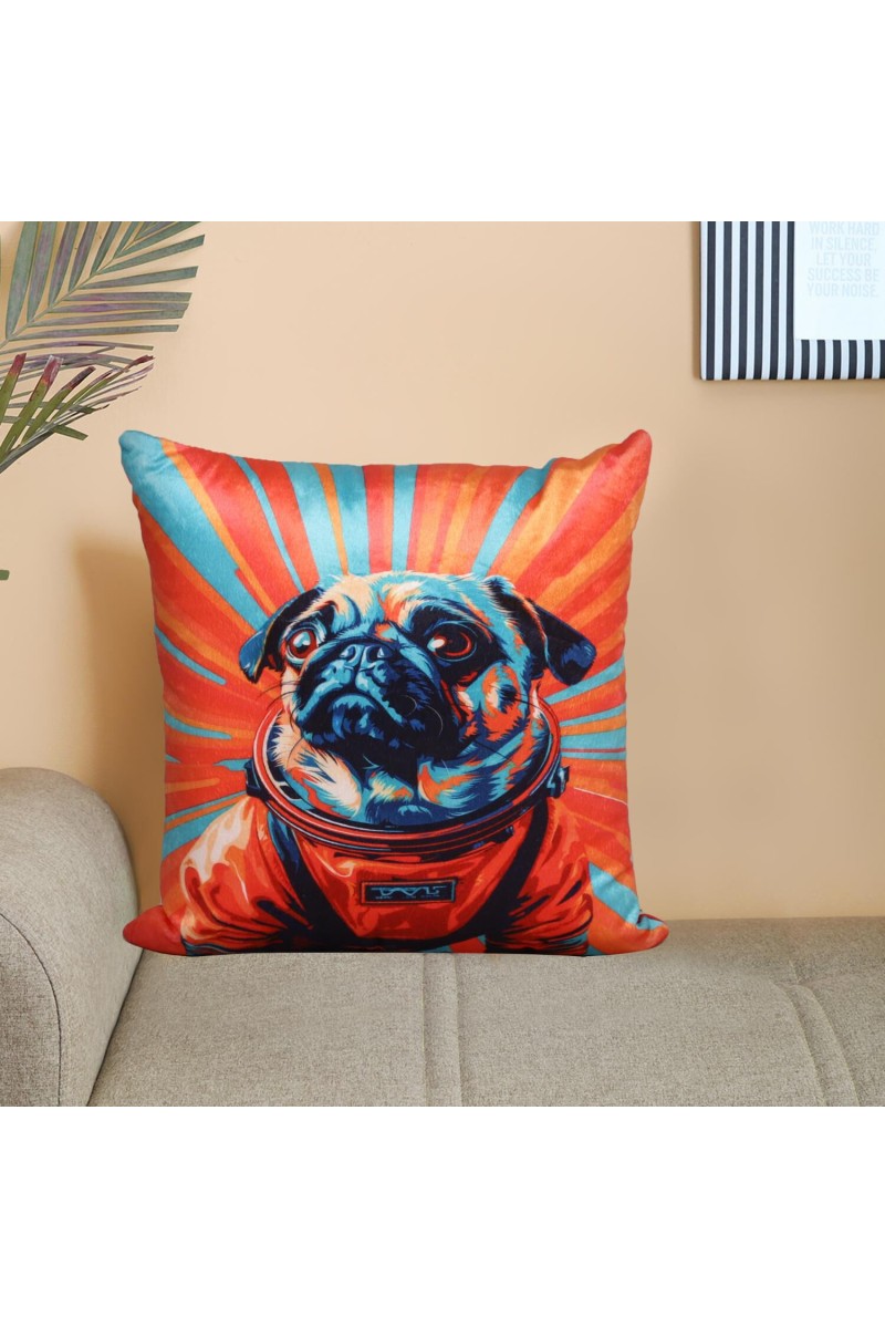 Home Beautiful                         Orange Polyester Cushion