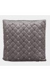 Home Beautiful                         Dark Grey Velvet Cushion Cover