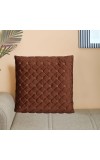 Home Beautiful                         Brown Velvet Cushion Cover