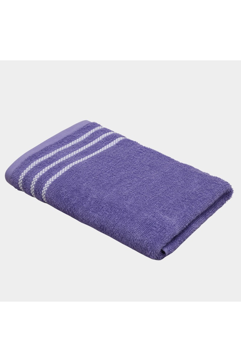 Home Beautiful                         250 GSM Lilac Cotton Bath Towel