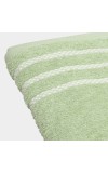 Home Beautiful                         250 GSM Green Cotton Bath Towel