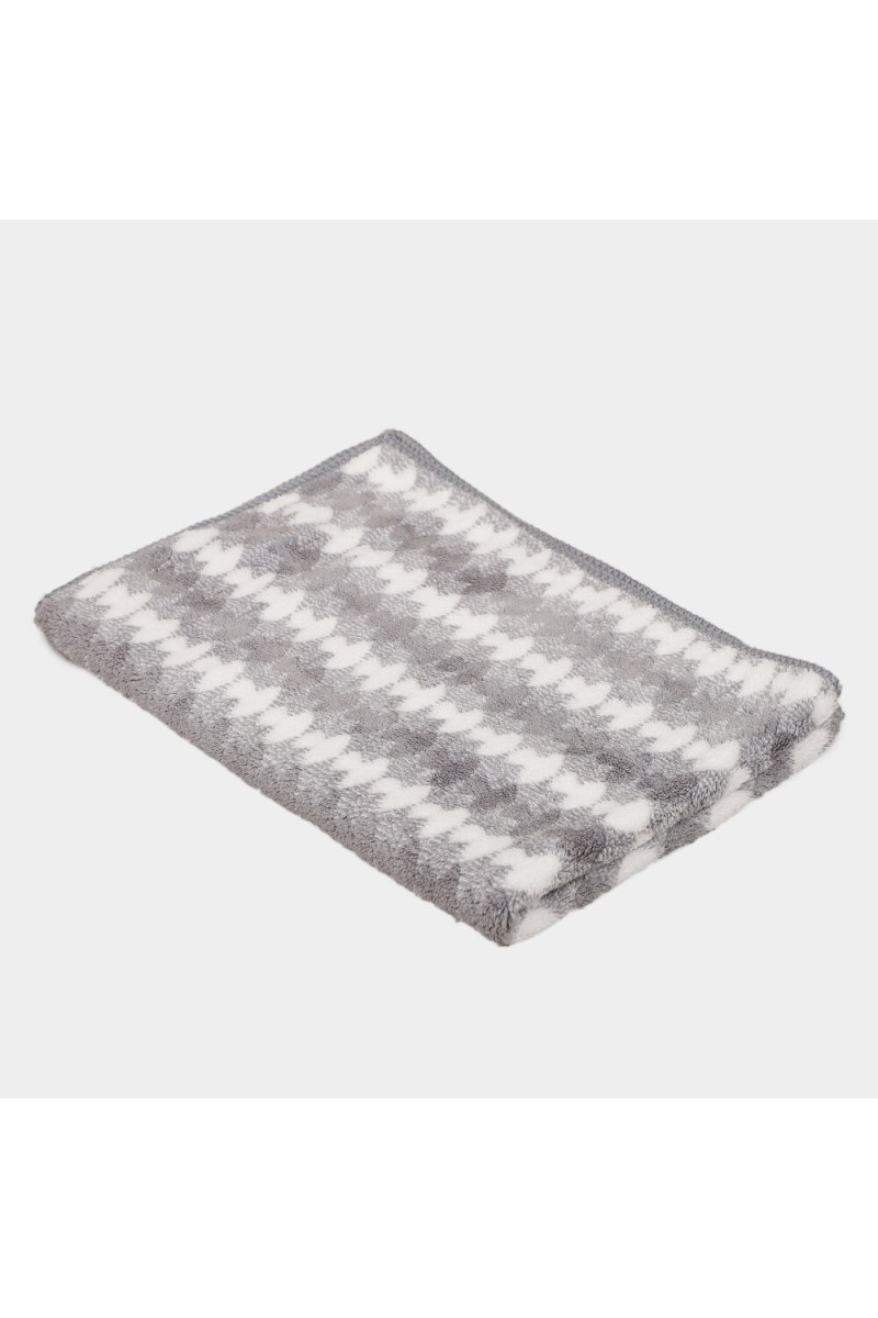 Home Beautiful                         210 GSM Grey Microfiber Hand Towel