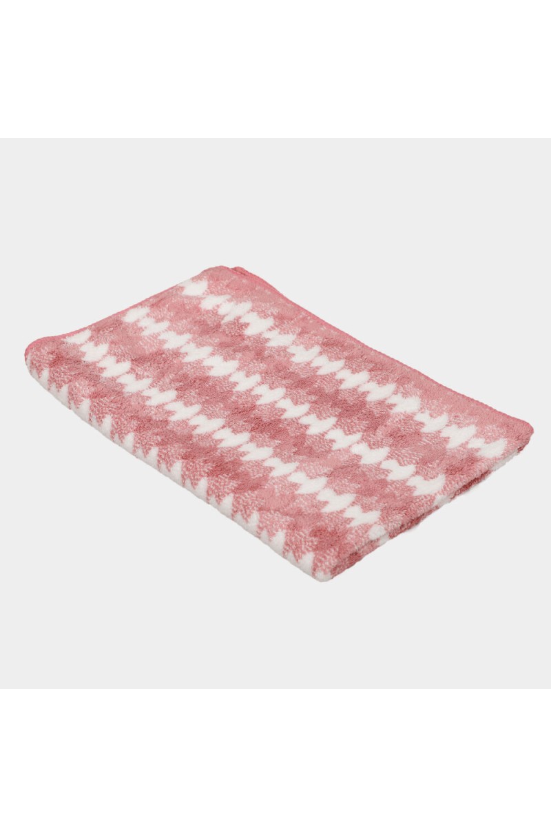 Home Beautiful                         210 GSM Pink Microfiber Hand Towel