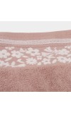 Home Beautiful                         400 GSM Pink Cotton Hand Towel