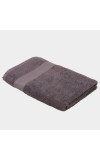 Home Beautiful                         370 GSM Dark Grey Cotton Bath Towel