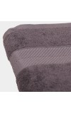 Home Beautiful                         370 GSM Dark Grey Cotton Bath Towel