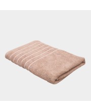 Home Beautiful                         420 GSM Brown Cotton Bath Towel