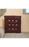 Home Beautiful                         Brown Polyester Cushion