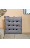 Home Beautiful Dark Grey Polyester Cushion Home Beautiful Dark Grey Polyester Cushion