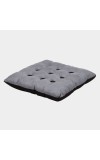 Home Beautiful                         Dark Grey Polyester Cushion