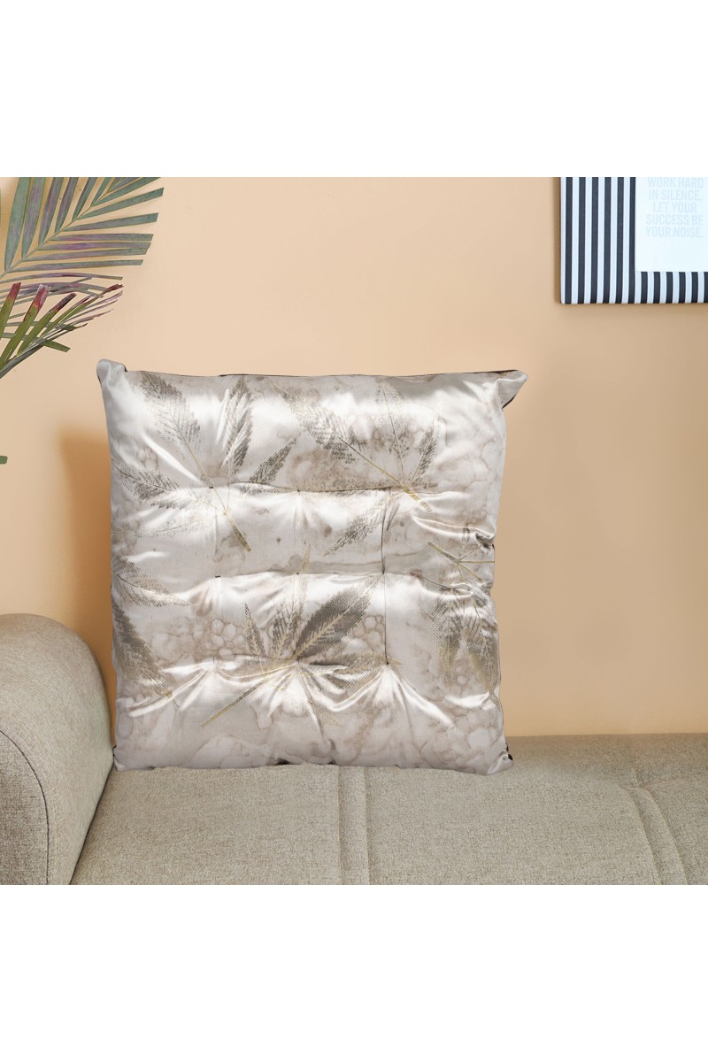 Home Beautiful                         Grey Polyester Cushion