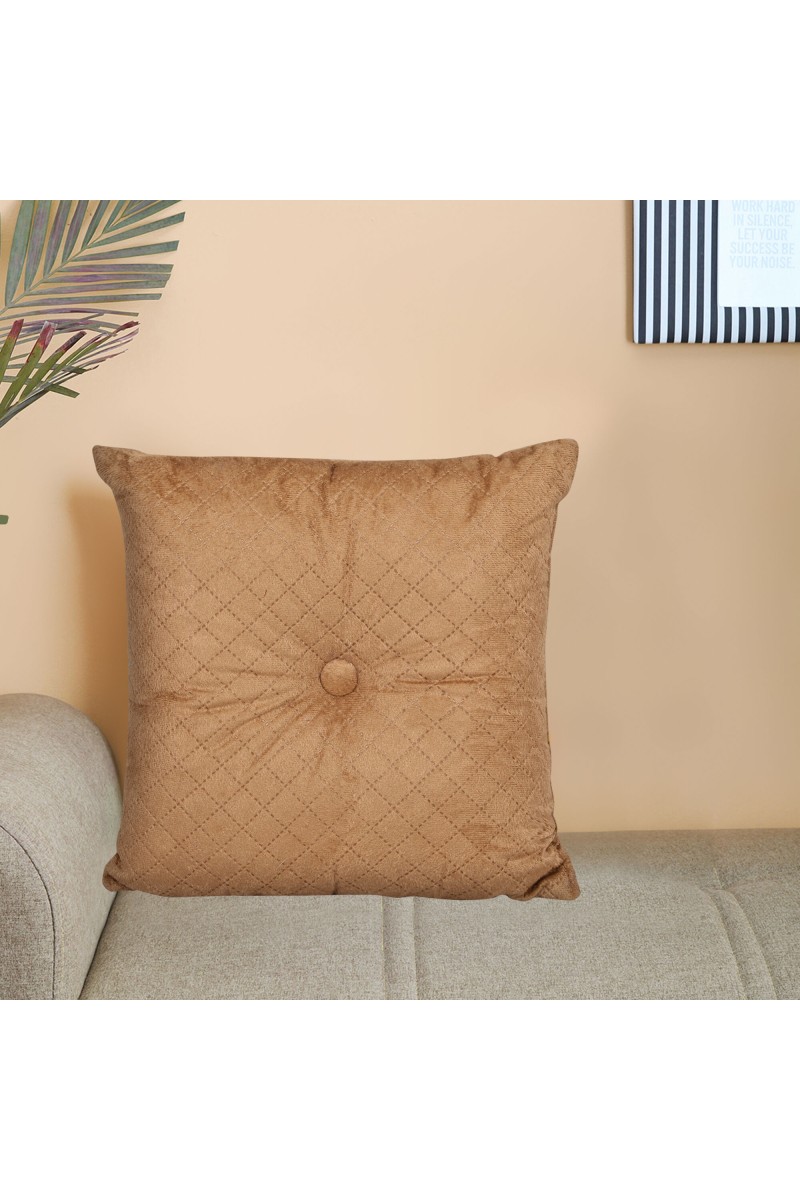 Home Beautiful                         Beige Polyester Cushion