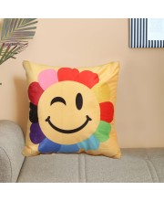 Home Beautiful                         Yellow Polyester Cushion