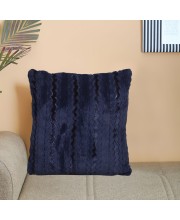 Home Beautiful                         Navy Blue Polyester Cushion