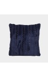 Home Beautiful                         Navy Blue Polyester Cushion