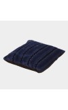 Home Beautiful                         Navy Blue Polyester Cushion