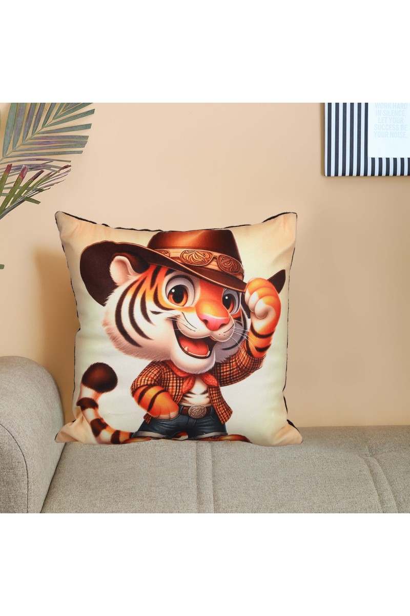 Home Beautiful                         Multicolour Polyester Cushion