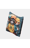 Home Beautiful                         Multicolour Polyester Cushion