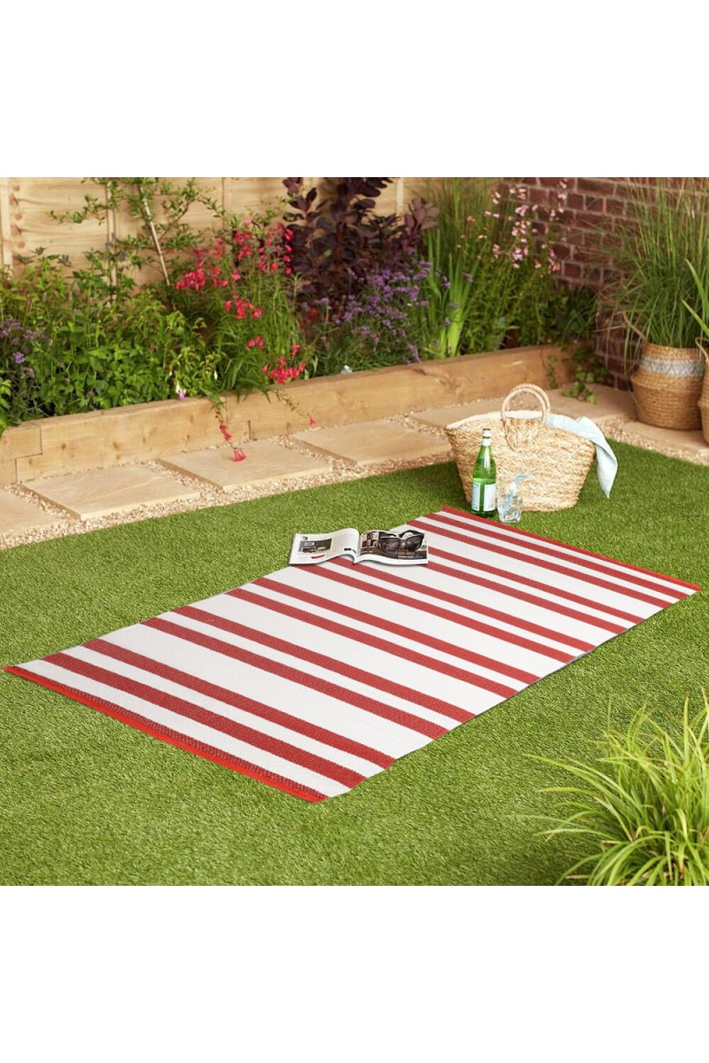 Home Beautiful                         Red PVC Floor Mat