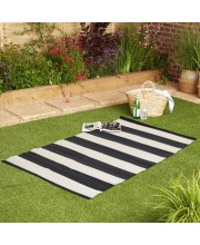 Home Beautiful                         Black PVC Floor Mat