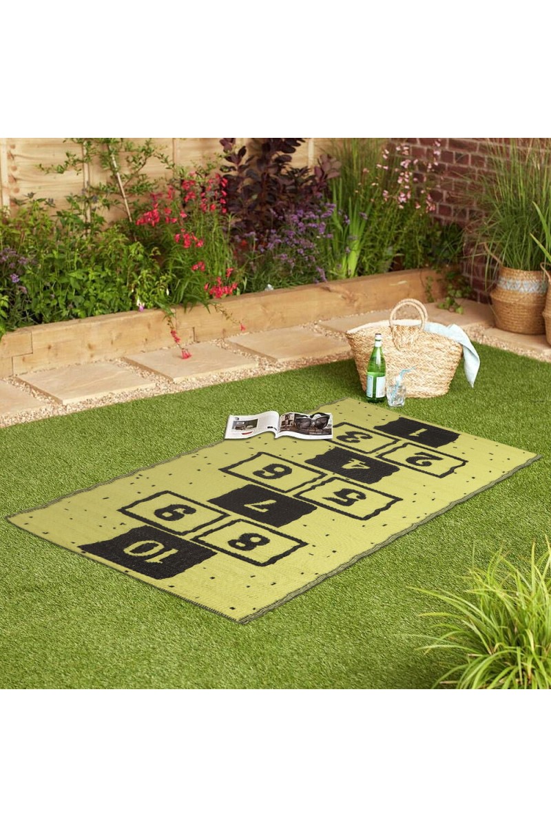 Home Beautiful                         Olive Green PVC Floor Mat