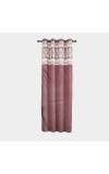 Home Beautiful                         7 ft. Wine Polyester Curtain