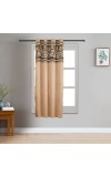 Home Beautiful                         5 ft. Brown Polyester Curtain