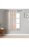 Home Beautiful                         5 ft. off White Polyester Curtain