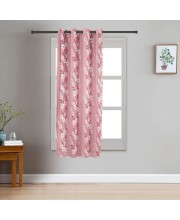 Home Beautiful                         5 ft. Pink Polyester Curtain