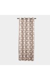 Home Beautiful                         5 ft. Brown Polyester Curtain