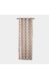 Home Beautiful                         7 ft. Brown Polyester Curtain