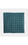 Home Beautiful                         Teal Blue Polyester Cushion Cover