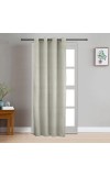 Home Beautiful                         7ft. Grey Polyester Curtain