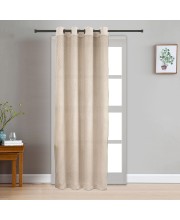 Home Beautiful                         7ft. Beige Polyester Curtain