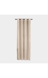 Home Beautiful                         7ft. Beige Polyester Curtain