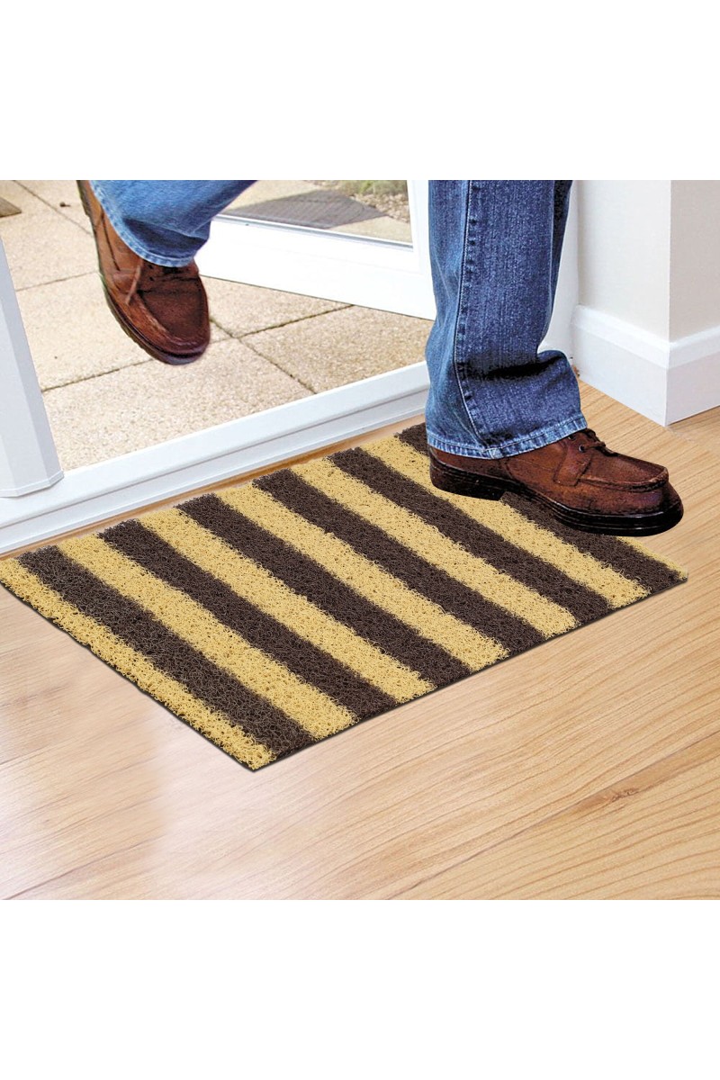 Home Beautiful                         Anti-Skid Yellow Polypropylene Door Mat
