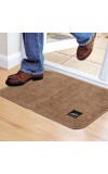 Home Beautiful                         Anti-Skid Beige Microfiber Door Mat