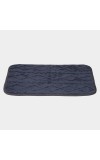 Home Beautiful                         Anti-Skid Blue Polyester Mat