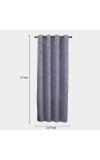 Home Beautiful                         5 ft. Wine Polyester Curtain
