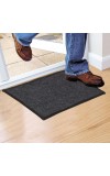 Home Beautiful                         Grey Polyester Cotton Door Mat