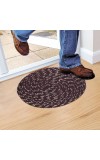 Home Beautiful                         Wine Polyester Cotton Door Mat