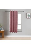 Home Beautiful                         5 ft. Wine Polyester Curtain